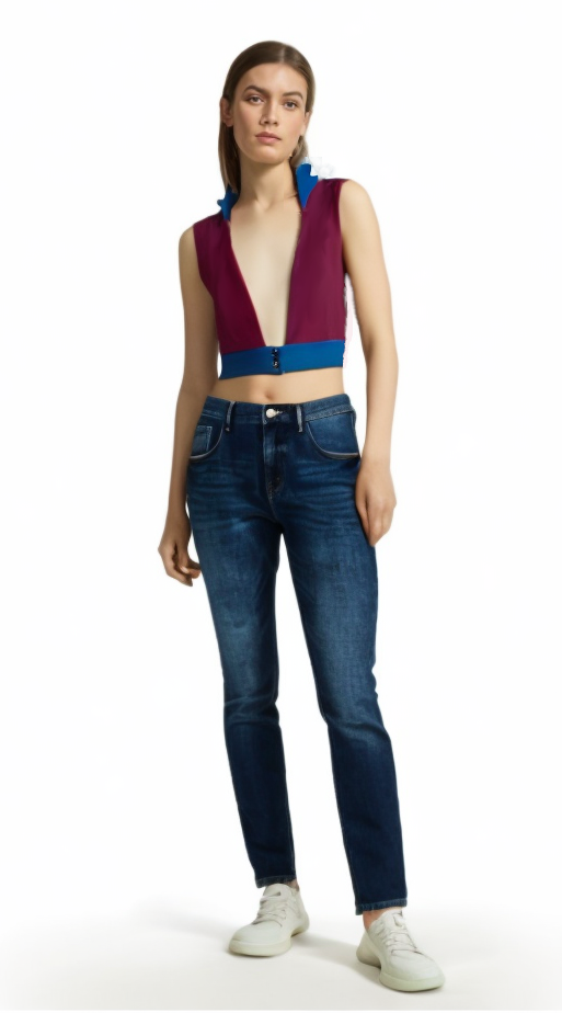 Crop top col Soleil